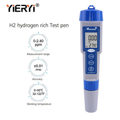 Intelligentes Wasserstoff-Digital-pH-Meter der Hintergrundbeleuchtungs-2.40ppm H2