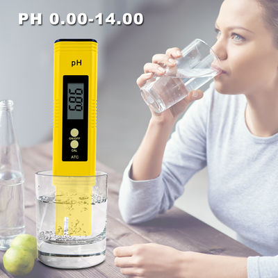 Trinkwasser 16.00ph, das Digital-pH-Meter kalibriert