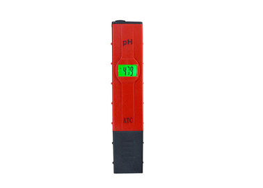 Roter elektronischer tragbarer pH-Meter Leichtgewichtler mit Plastik