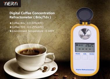 0-30% Grad-umgebende Temperatur Brix-Taschen-Digital-Berechnungsmesser TDS 10-100