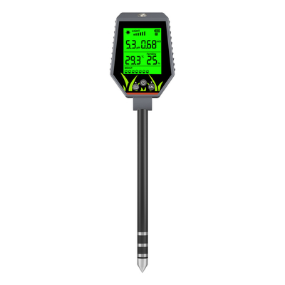 YIERYI 6 in 1 PH / EC / Feuchtigkeit / Sonnenlicht / Luftfeuchtigkeit Digitale Bodenanalysator Meter