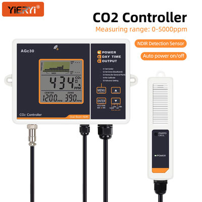 Tragbarer CO2-Detektor mit LCD und Dual-Channel-Sensor