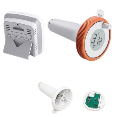 Drahtloser Poolthermometer mit Komfortwarnung und Speicher