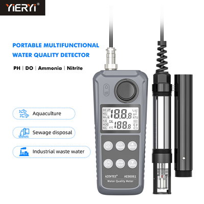 Bluetooth-pH-Meter für Aquakultur mit Sauerstoffgehalt-, Ammoniak- und Nitrit-Test