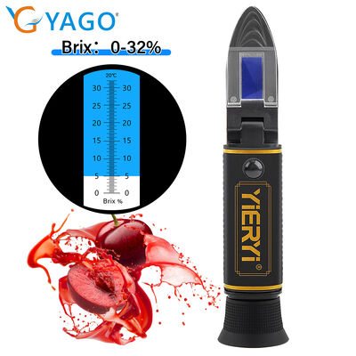 Robustes Refraktometer für den Zuckergehalt, resistent gegen raue Umgebungen, ideal für die Prüfung der Zuckerkonzentration im Feld und im Labor