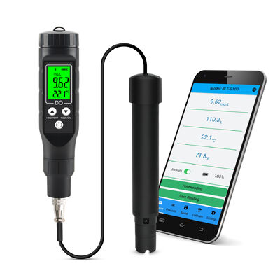 Smarter Bluetooth-gelöster Sauerstoffmesser mit hoher Präzision von 0,1 mg/L und abnehmbarer Sonde für Hydrokultur und Wasseraufbereitung