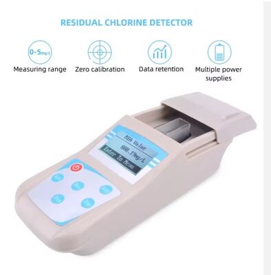 Tragbares Photometer für Restchlorid zur Wasserqualitätsprüfung mit einem Bereich von 0 - 5 mg/L