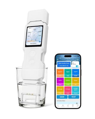 YIERYI 9-in-1 Smart WiFi Wasserqualitäts-Salztester TDS-Messgerät Digitaler App-Steuerungsanalysator für Hydrokultur-Aquarium-Pool-Trinken