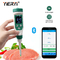 Nahrungsmittelph-meter Digital Bluetooth für das Brauenfrucht-Käse-Fleisch, das 0 - 14ph einmacht