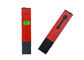 Rote Stift-Art Digital-pH-Meter Leichtgewichtler mit Hintergrundbeleuchtungs-Temperatur-Ausgleich