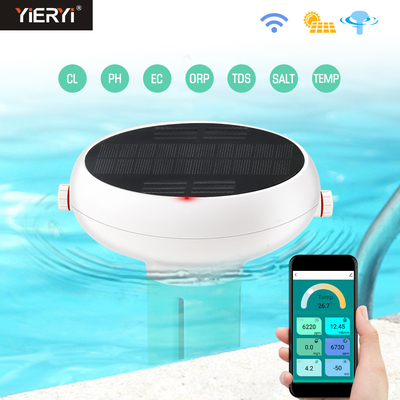 Tuya Zigbee Solarladung Schwimmbad Wasserqualitätsmonitor Chlormesser PH/ORP/EG/TDS/Salzgehalt