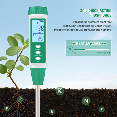 Hochpräzisions-NPK-Bodenprüfer-Meter Stickstoff-Phosphor-Kalium-Boden-Detektor für Gewächshaus-Garde-Farm