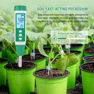 Hochpräzisions-NPK-Bodenprüfer-Meter Stickstoff-Phosphor-Kalium-Boden-Detektor für Gewächshaus-Garde-Farm