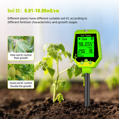 Professionelles tragbares digitales Bodenfeuchtigkeitsmessgerät für Gartenfarmen