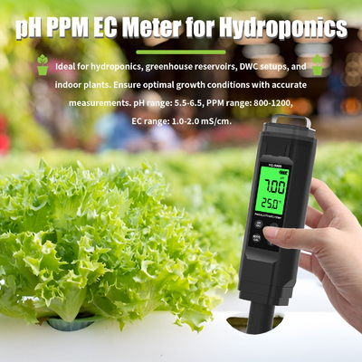 YIERYI YG-9909 Digital 5 in 1 Wasserqualitätsprüfer Hochpräzisions-PH-Tester für Bauernhof