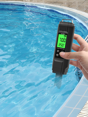 YIERYI YG-9909 Digital 5 in 1 Wasserqualitätsprüfer Hochpräzisions-PH-Tester für Bauernhof