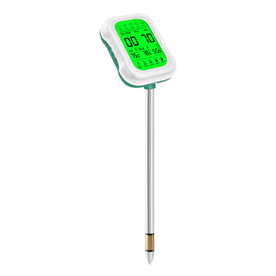 Yieryi 7-in-1-Bodenprüfer YY-1066L  professional Bodenprüfung für pH-Wert, Feuchtigkeit, Lichtintensität und Temperatur, Fruchtbarkeit, Luftfeuchtigkeit, Umgebungstemperatur