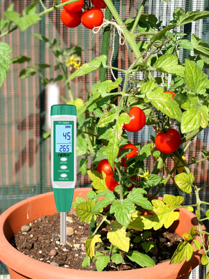 Yieryi YY-1066A Bodenprüfer. 3-in-1-Boden-EC, Feuchtigkeits- und Temperaturzähler. Ideal für Landwirtschaft, Gartenarbeit und Gewächshäuser.