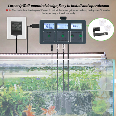 Hochgenauer pH-Meter, EC, ORP, TDS-Mehrfunktions-Wasseranalysator, perfekt für Haus- und Industrieanwendungen