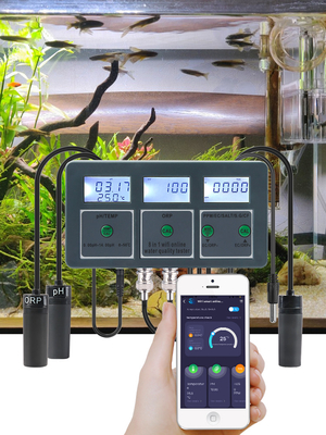 Professionelles Wasserprüfgerät 8 in 1 umfassende Analyse Smart APP-Steuerung hochgenaue Sensoren