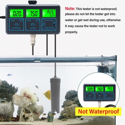7-in-1-Smart-Wasserqualitätsmessgerät pH/EC/ORP/PPM/CF/TDS/Temperatur für Aquarien, Hydroponik und Pools