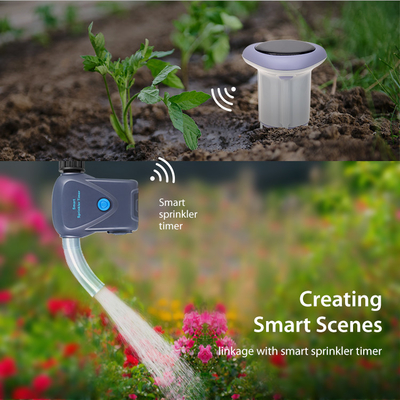 ZigBee 3.0 drahtloser Bodensensor   Solarbetriebener Smart Agriculture Monitor für präzise Bewässerung