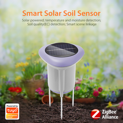 Tuya ZigBee 3-in-1-Bodensensor Automatische intelligente Landwirtschafts- und Rasenpflegelösung mit Fernbedienung
