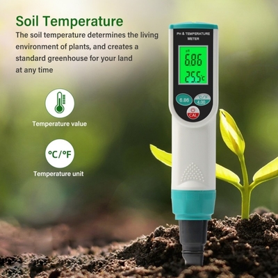 PH-2023 Boden-pH- und Temperaturmessgerät -- hochpräzises digitales pH-Meter für Landwirtschaft und Gartenarbeit