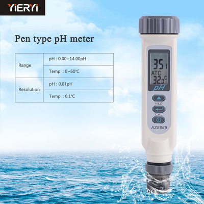 AZ8686 Hochpräzisions-pH-Meter   Portable Wasserqualitätsprüfer für Haus- und Industrieanwendungen