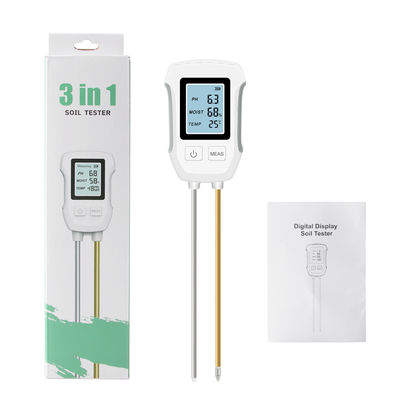 Bodenprüfer: 3-in-1- pH-, Feuchtigkeits- und Temperaturmesser für gesunde Pflanzen