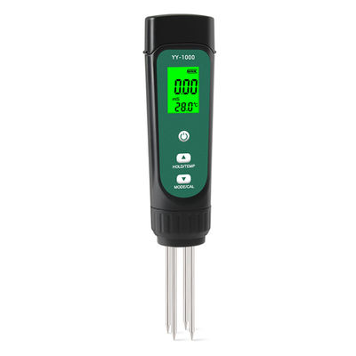 3-in-1-Bodenprüfgerät - EC (0,01-20,00 ms/cm), Feuchtigkeits- und Temperaturmesser für Garten und Hydroponik