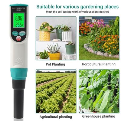 2-in-1-Boden pH- und Temperaturmessgerät - Hochpräzisionszähler für den Gartenbau