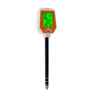6 in 1 Bodenprüfer - Feuchtigkeit/PH/EG/Licht/Luftfeuchtigkeit/Tempometer für Gartenarbeit und Landwirtschaft