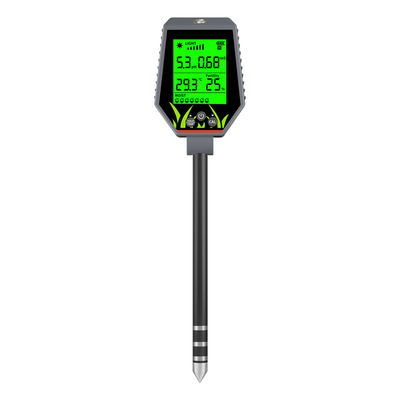 6 in 1 Bodenprüfgerät. Feuchtigkeit/pH/Fertilität/Sonnenlicht/EG/Temp Meter für Garten-, Farm- und Innenpflanzen