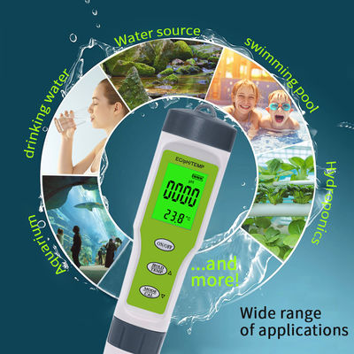3 - in - 1 Wasserqualitätsprüfer - pH/EC/Tempometer mit ATC für Zuhause, Aquarium und Labor