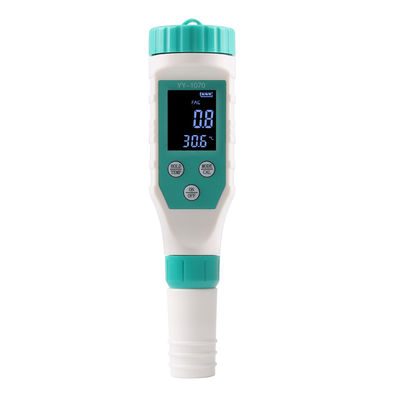 7-in-1 Wasserqualitätsprüfer - FAC/pH/ORP/Salinität/TDS/EC/Temperaturmessgerät für Aquakultur, Haushalt & Labor