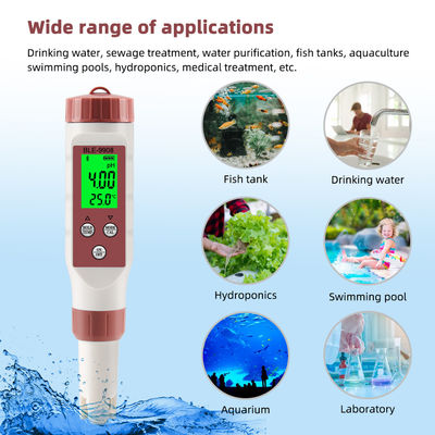 Smart 4-in-1 Wasserqualitäts-Tester mit Bluetooth - pH/TDS/EC/Temp Messgerät für Zuhause, Hydrokultur & Labor