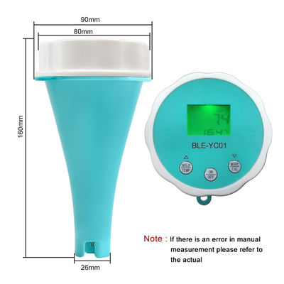 Smart Bluetooth Pool Wasser Tester - 6 - in - 1 pH/EC/TDS/ORP/CL/Temp Meter für Pools und Wasserräume