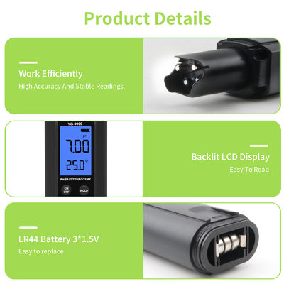 Professioneller 5-in-1-Wasserprüfer PH / Salz / TDS / EC / Temperaturmesser für Aquarien-Pool-Haus