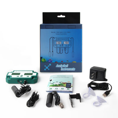 Wifi-fähiger 6 in 1 Wasserqualität Tester Fernbedienung PH / TDS / EC / Salz / S.G / Temp Für Aquarium Pool Lab