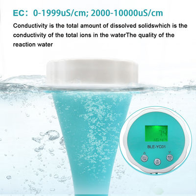 Mehrparameter-Digitalwasseranalysator pH/EC/TDS/CL/ORP/Temp Meter Smart 6-in-1-Wasserqualitätsmessgerät für Schwimmbäder