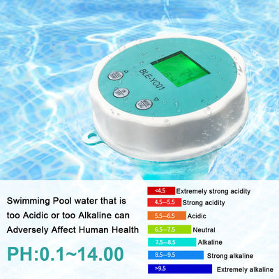 Mehrparameter-Digitalwasseranalysator pH/EC/TDS/CL/ORP/Temp Meter Smart 6-in-1-Wasserqualitätsmessgerät für Schwimmbäder