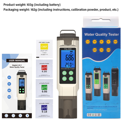 All-in-One PH/ORP/Wasserstoff/Temperatur-Wasserqualitätsanalysator Wassertester