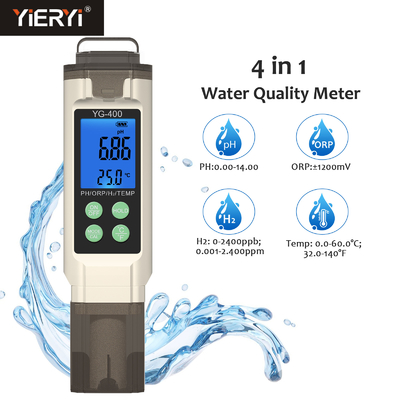 All-in-One PH/ORP/Wasserstoff/Temperatur-Wasserqualitätsanalysator Wassertester