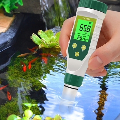 5-in-1-Mehrparameter-PH-Meter mit Hintergrundbeleuchtung für Labor-Aquarien PH TDS Salzgehalt EG-Temperaturmessgerät