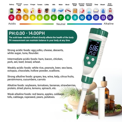 Wireless Digital Bluetooth PH Detektor PH Meter für Lebensmittel, Fleisch, Käse Kosmetik Vielseitig Genau