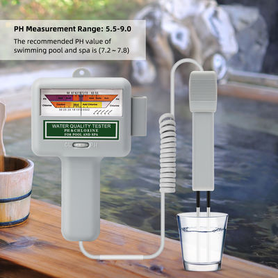 CL2-Tester 2 in 1 Wasserqualität PH & Chlor PC-102 - Hochpräzisions-Pool- und Aquarien-Tester