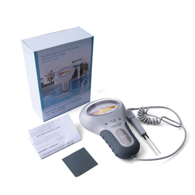 CL2 Tester 2 in 1 Wasserqualität PH & Chlor PC-102 - Wasserqualitäts-Testgerät für Schwimmbäder & Aquarien