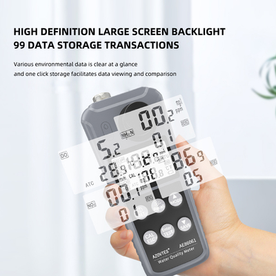Bluetooth-pH-Meter für Aquakultur mit Sauerstoffgehalt-, Ammoniak- und Nitrit-Test