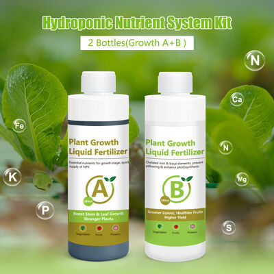 250 ml hochgenauer Flüssigdünger und Hydroponisches Nährstoffpaket für die Vegetationswachstumsphase